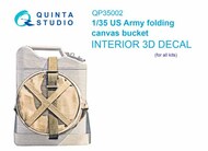  Quinta Studio  1/35 US Army folding canvas bucket (All kits) OUT OF STOCK IN US, HIGHER PRICED SOURCED IN EUROPE QTSQP35002