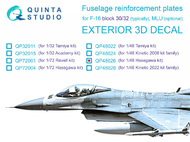 Lockheed-Martin F-16C/F-16D block 30/32 reinforcement plates #QTSQP48026