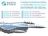 Lockheed-Martin F-16C/F-16D block 40/42 reinforcement plates #QTSQP72005