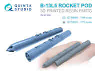 B-13L5 rocket pods, 2 pcs (for all kits) #QTSQT72026