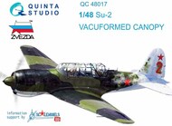  Quinta Studio  1/48 Vacuformed Canopy - Su-2 (ICM kit) QTSQC48017