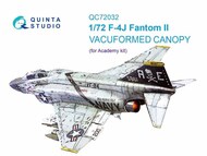  Quinta Studio  1/72 Vacuformed Canopy - F-4J Phantom II (ACA kit) QTSQC72032