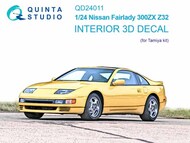  Quinta Studio  1/24 Interior 3D Decal - Nissan Fairlady 300ZX Z32 (TAM kit) QTSQD24011