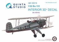  Quinta Studio  1/32 Interior 3D Decal - Bu.131 (ICM kit) QTSQD32016