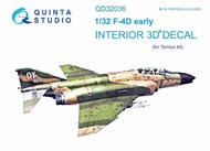Interior 3D Decal -F-4D Phantom II Early (TAM kit)* #QTSQD32036