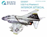 McDonnell F-4J Phantom 3D-Printed & coloured Interior on decal paper #QTSQD32039