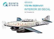 Interior 3D Decal - Me.262B1a/U1 (TRP kit)* #QTSQD32070