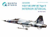 Northrop F-5E-3/RF-5E 3D-Printed & coloured Interior on decal paper* #QTSQD32086