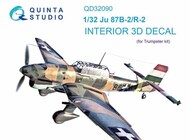 Interior 3D Decal - Ju.87B-2/R-2 Stuka (TRP kit)* #QTSQD32090
