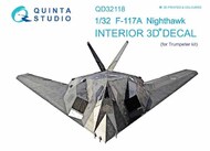 Interior 3D Decal - F-117A Nighthawk (TRP kit)* #QTSQD32118