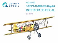 Interior 3D Decal - PT-13 / N2S-2/5 Kaydet (ICM kit) #QTSQD32152