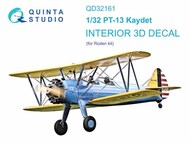  Quinta Studio  1/32 Interior 3D Decal - PT-13 (ROD kit) QTSQD32161