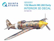  Quinta Studio  1/32 Interior 3D Decal - Macchi Mc.202 Early (ITA kit) QTSQD32201