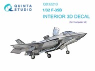  Quinta Studio  1/32 Interior 3D Decal - F-35B Lightning II (TRP kit) QTSQD32213