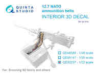 NATO 12.7 ammunition belts (All kits) #QTSQD32257