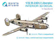 Consolidated B-24D/B-24J Liberator, Pilot's compartment #QTSQD32259