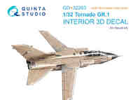 Panavia Tornado GR.1 3D-Printed & coloured Interior #QTSQD32263R
