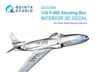 Lockheed F-80C Shooting Star 3D-Printed & coloured Interior #QTSQD32284