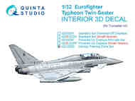 Eurofighter Typhoon Twin-seater EF-2000B/2000T Canopy Framing & Extras set #QTSQD32293