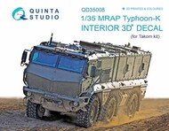 MRAP Typhoon-K 3D-Printed & coloured Interior on decal paper* #QTSQD35008