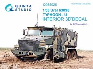Ural 63095 TYPHOON-U 3D-Printed & coloured Interior on decal paper* #QTSQD35026