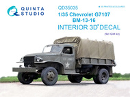  Quinta Studio  1/35 Chevrolet G7107 3D-Printed & coloured Interior OUT OF STOCK IN US, HIGHER PRICED SOURCED IN EUROPE QTSQD35035