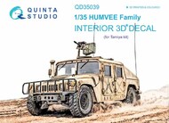 Interior 3D Decal - Humvee Family (TAM kit)* #QTSQD35039