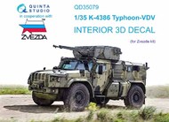 Interior 3D Decal - K-4386 Typhoon-VDV (ZVE kit) #QTSQD35079