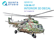  Quinta Studio  1/35 Interior 3D Decal - Mi-17 Hip (TRP kit) QTSQD35110