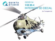  Quinta Studio  1/35 Interior 3D Decal - Mi-4 Hound (TRP kit) QTSQD35114