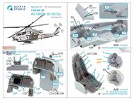  Quinta Studio  1/35 Interior 3D Decal - AH-1Z Viper with Resin Parts (ACA kit) QTSQD35119R