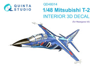  Quinta Studio  1/48 Interior 3D Decal - Mitsubishi T-2 Panther (HAS kit) QTSQD48014