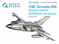  Quinta Studio  1/48 Panavia Tornado IDS German 3D-Printed & coloured Interior on decal paper QTSQD48054R