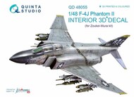McDonnell F-4J Phantom 3D-Printed & coloured Interior on decal paper #QTSQD48055