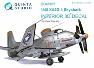 XA2D-1 3D-Printed & coloured Interior on decal paper* #QTSQD48107