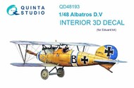 Interior 3D Decal - Albatros D.V (EDU kit)* #QTSQD48193