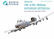 Interior 3D Decal - A-10C Thunderbolt II (HBS kit)* #QTSQD48195