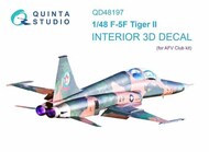 Interior 3D Decal - F-5F Tiger II (AFV kit)* #QTSQD48197