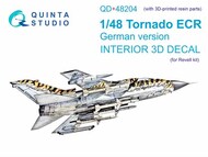 Panavia Tornado ECR German 3D-Printed & coloured Interior on decal paper #QTSQD48204R