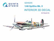 Interior 3D Decal -  Spitfire Mk.II (EDU kit)* #QTSQD48205