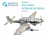 Interior 3D Decal - Ju.87D Ju.87G Stuka (ITA kit)* #QTSQD48207