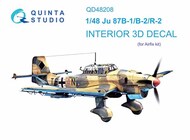 Interior 3D Decal - Ju.87B-1/B-2/R-2 Stuka (AFX kit) #QTSQD48208