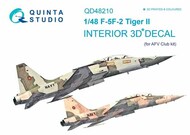 Interior 3D Decal - F-5F-2 Tiger II (AFV kit)* #QTSQD48210