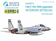  Quinta Studio  1/48 3D Decal - F-15C Eagle PAD Upgraded (GWH kit) QTSQD48214