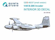 Interior 3D Decal - B-26K Counter Invader (ICM kit) #QTSQD48237