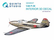 Interior 3D Decal - P-39N Airacobra (EDU kit)* #QTSQD48247