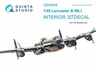 Interior 3D Decal -  Lancaster B Mk.I (HKM kit)* #QTSQD48248