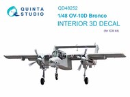 Interior 3D Decal - OV-10D Bronco (ICM kit) #QTSQD48252