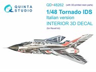  Quinta Studio  1/48 Panavia Tornado IDS Italian 3D-Printed & coloured Interior on decal paper QTSQD48262R