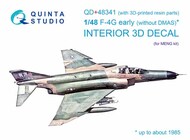  Quinta Studio  1/48 McDonnell F-4G Phantom early 3D-Printed & coloured Interior on decal paper QTSQD48341